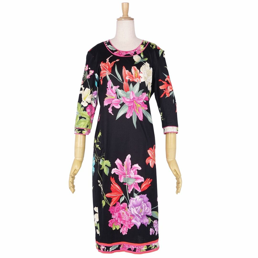 LEONARD - レオナール LEONARD FASHION ワンピース ドレス 七分 LEONARD - レオナール LEONARD FASHION ワンピース ドレス 七分