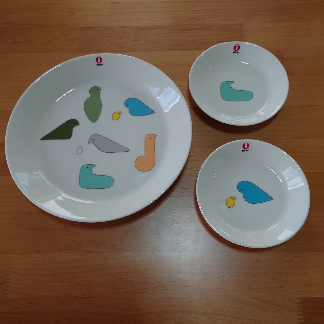 iittala(イッタラ)のiittala イッタラ×ミナペルホネン プレート3点セット インテリア/住まい/日用品のキッチン/食器(食器)の商品写真