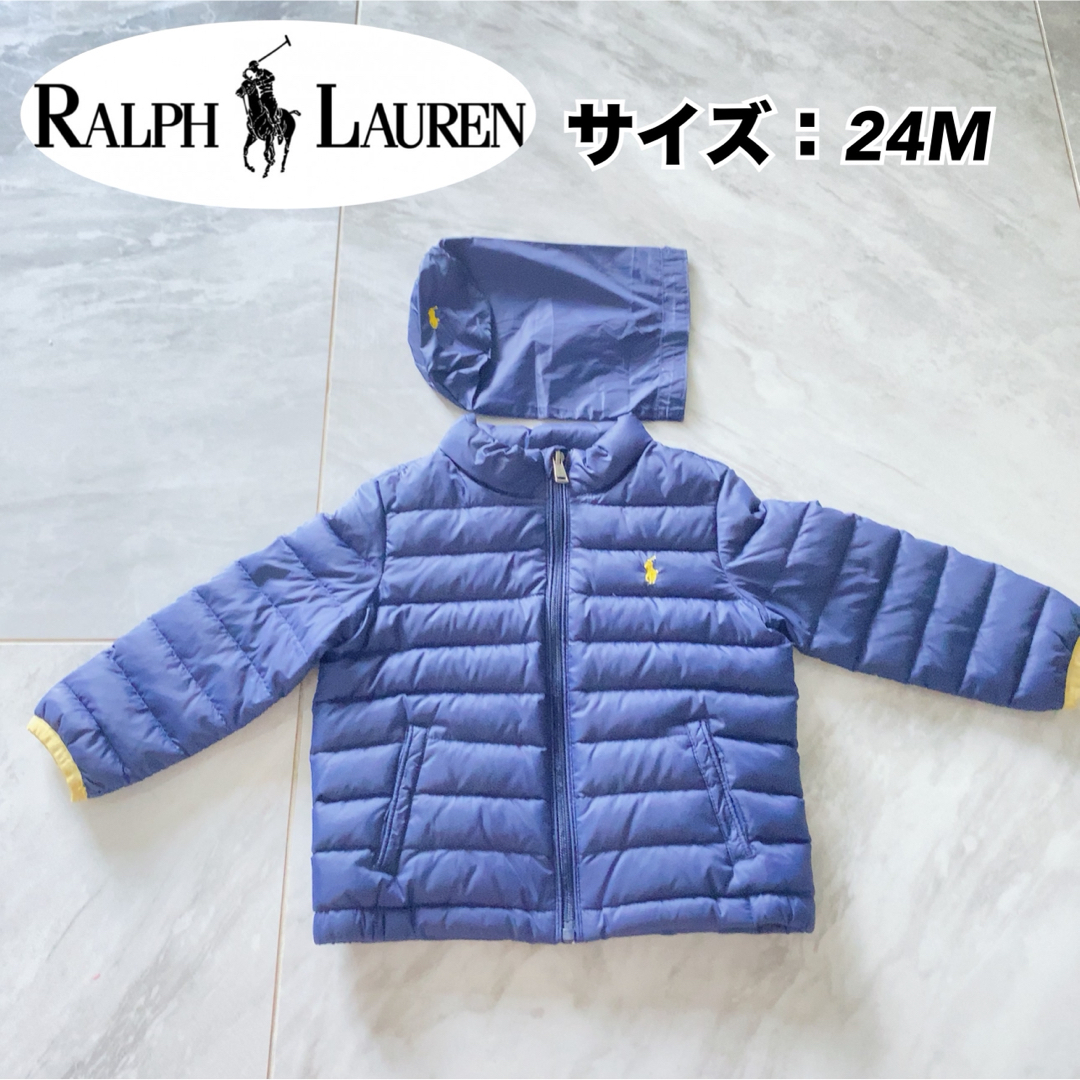 【美品】ラルフローレン ダウン　24M