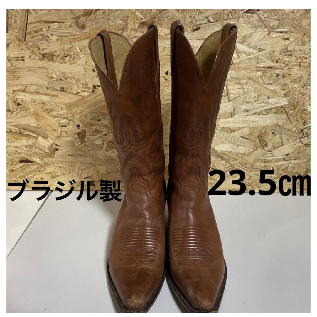 ウエスタンブーツ ブーツ 23.5㎝ ブラウン