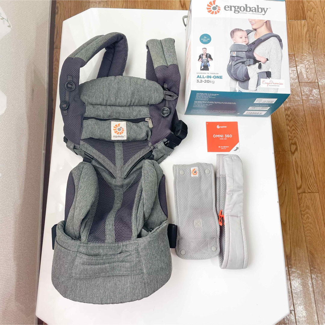 Ergobaby - 《超美品》箱あり☆腰ベルト付き☆エルゴベビー オムニ360