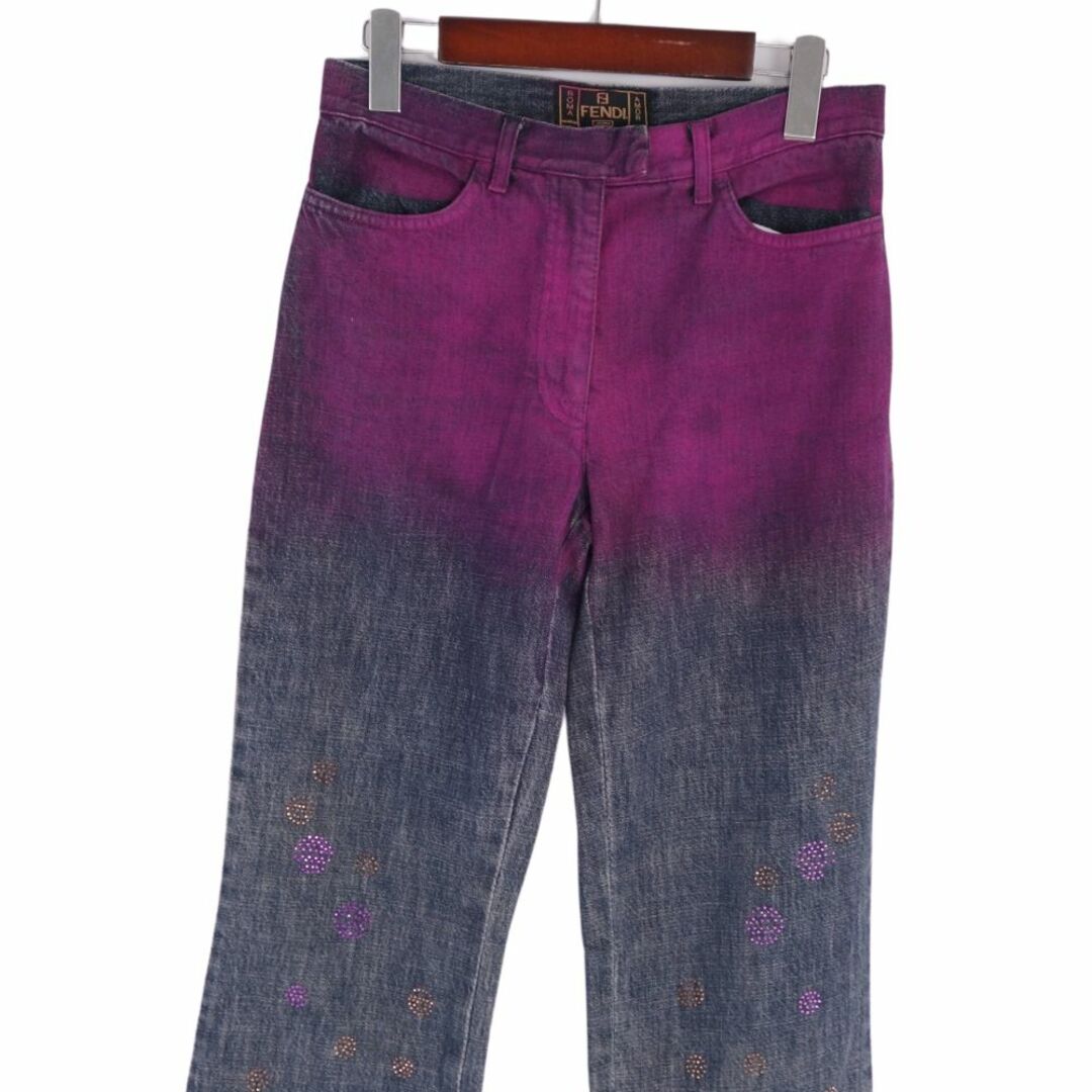FENDI jeans フェンディ デニムパンツ 染め加工y2k イタリア製