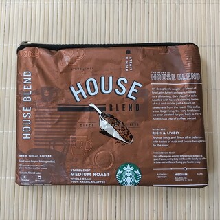 スターバックス(Starbucks)のSTARBUCKS　ベトナム限定　コーヒー豆袋リサイクルポーチ(ポーチ)
