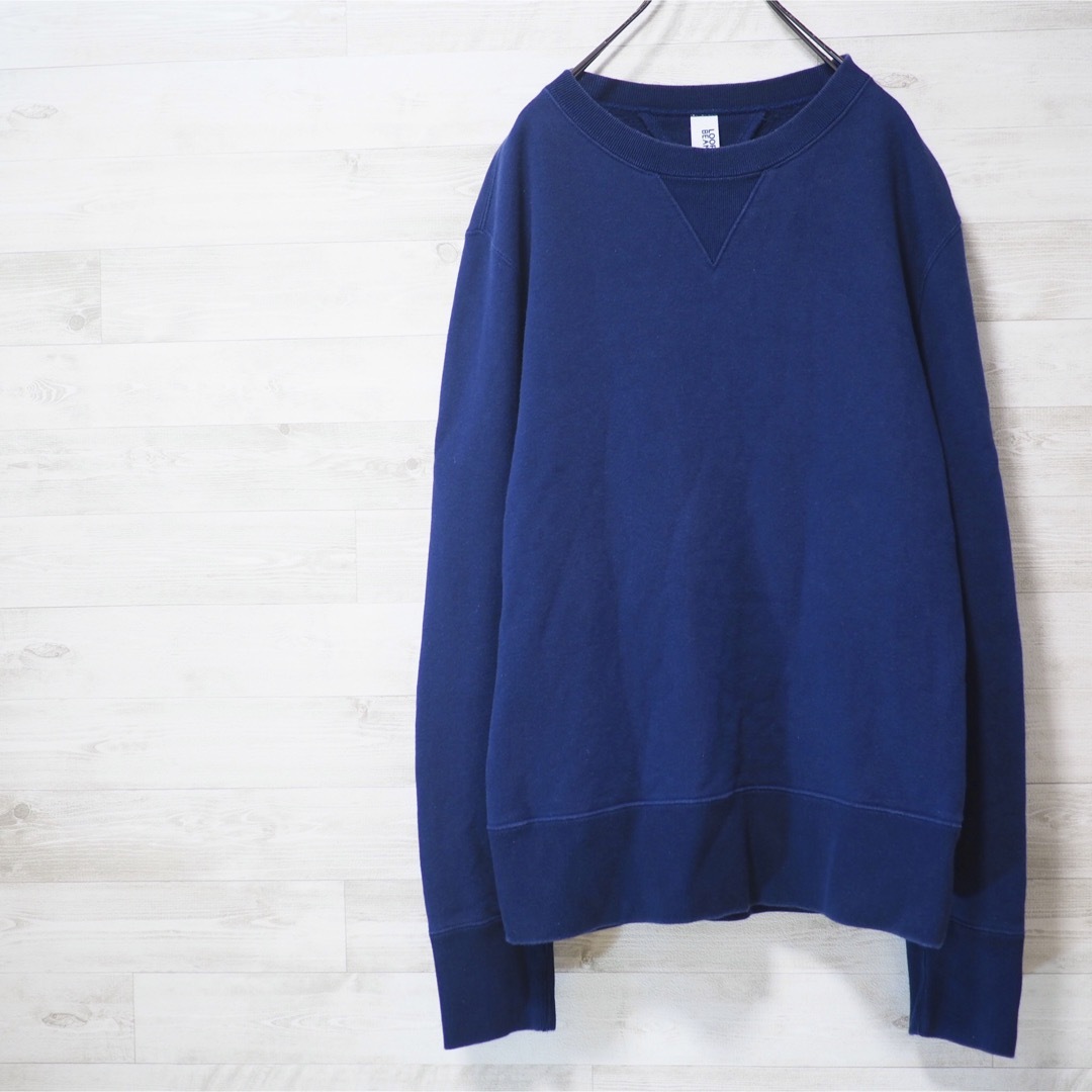 未使用品 LOOPWHEELER×BEAMS+ 別注スウェット Navy/L