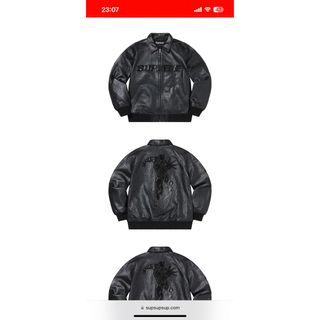 Supreme - supreme Silver Surfer Leather Varsity の通販 by 花火's
