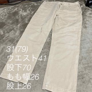 ユニクロ(UNIQLO)のUNIQLO チノパン　79 M 美品　　裏起毛(チノパン)