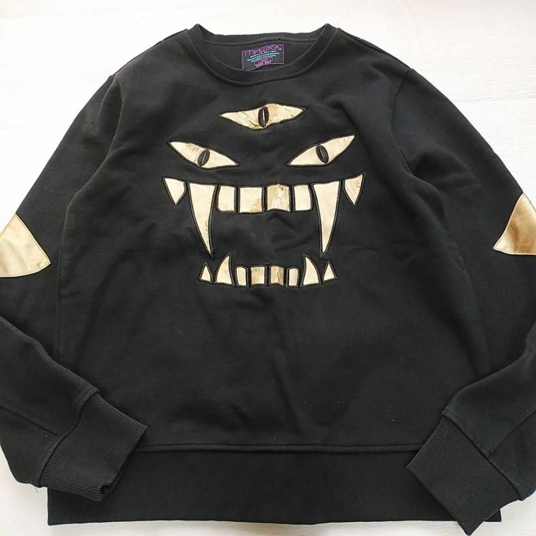 MISHKA(ミシカ)の難　ミシカ 　裏起毛スウエット　KILL WITH POWER CREWNECK メンズのトップス(スウェット)の商品写真