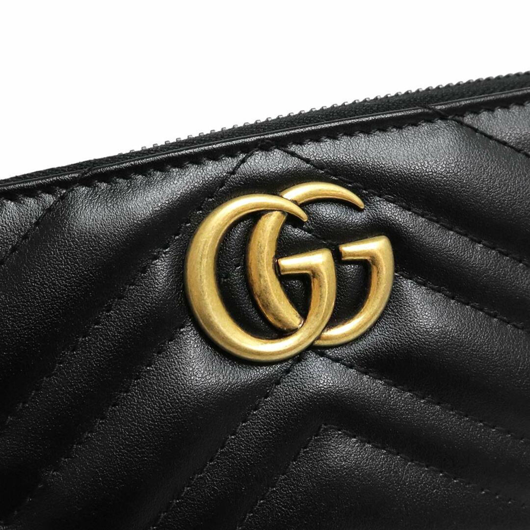 Gucci - グッチ GGマーモント シェブロン ジップアラウンド ウォレット