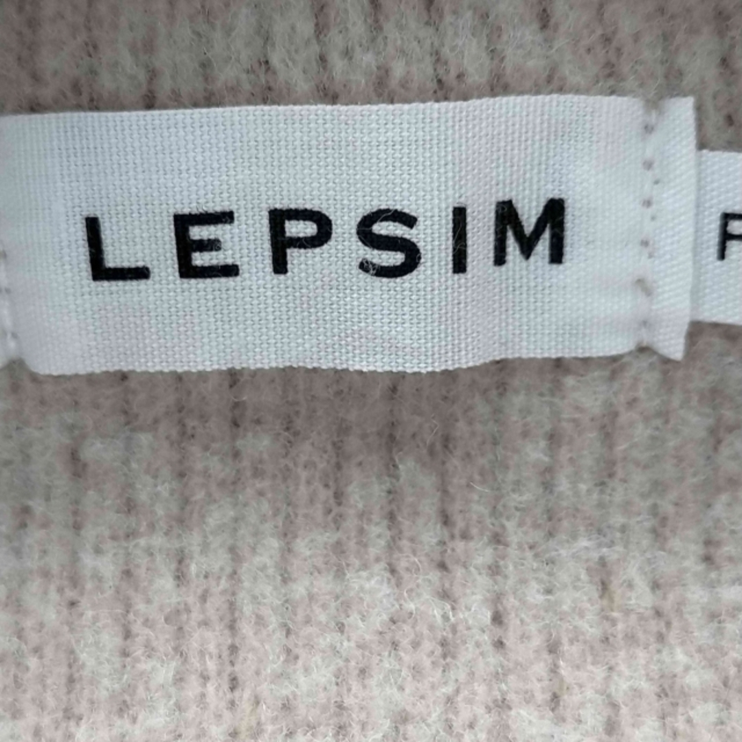 LEPSIM レディース Fサイズ ロング タートルネック ニット セーター