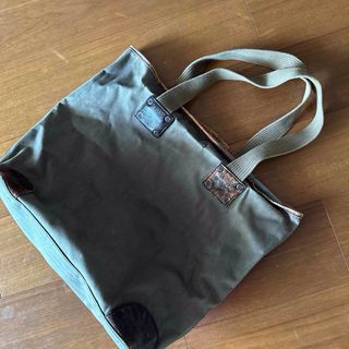 GAP - OLD GAP オールドギャップ ブラックデニム 本革 トートバッグ 大