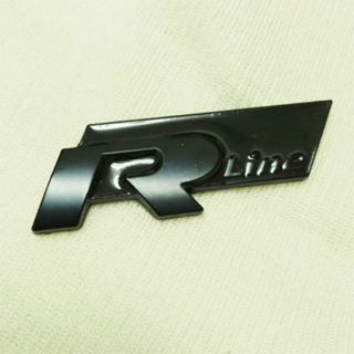 フォルクスワーゲン(Volkswagen)のVolksWagen フォルクスワーゲン R Line エンブレム Dタイプ１個(車外アクセサリ)