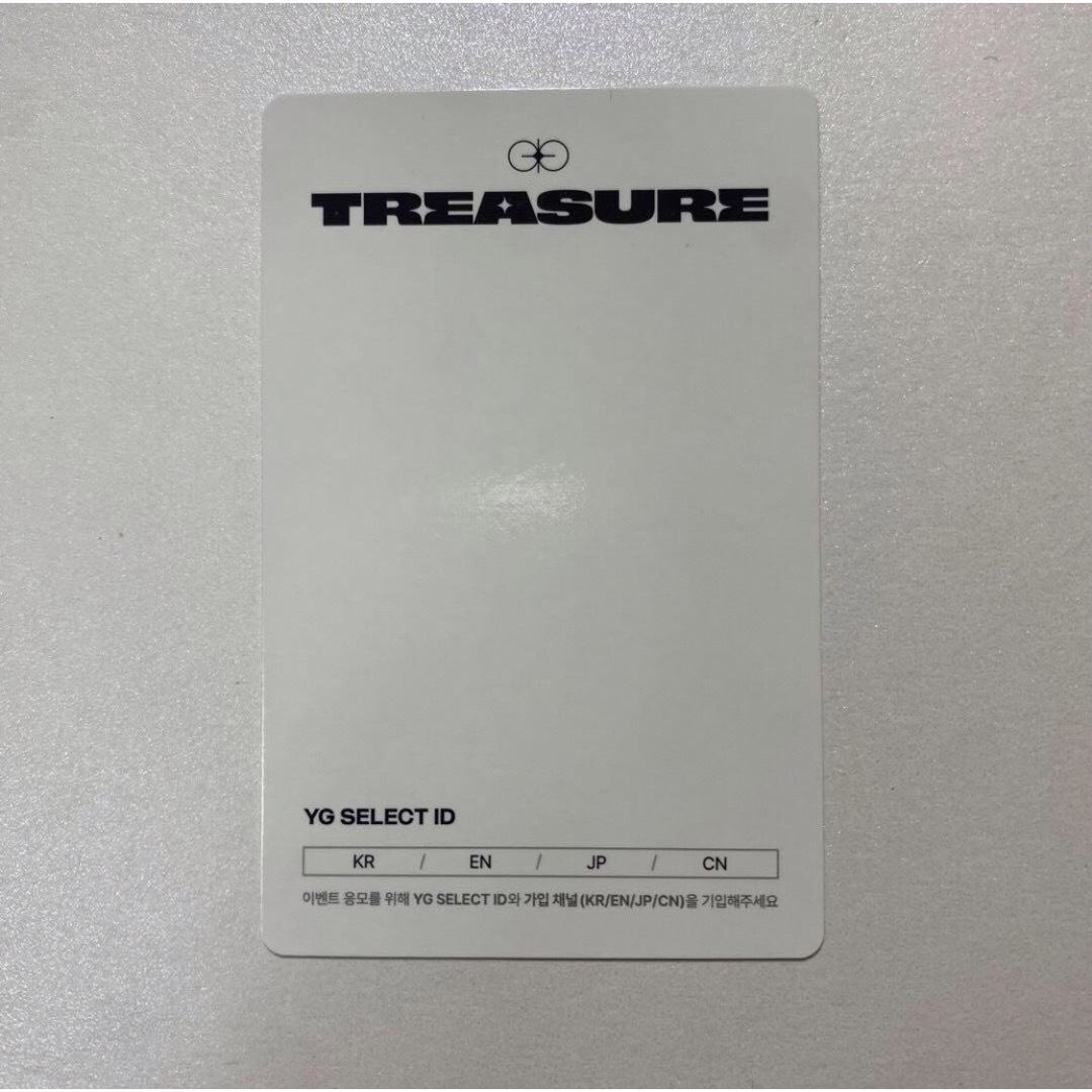 TREASURE ジフン JIKJIN MD特典