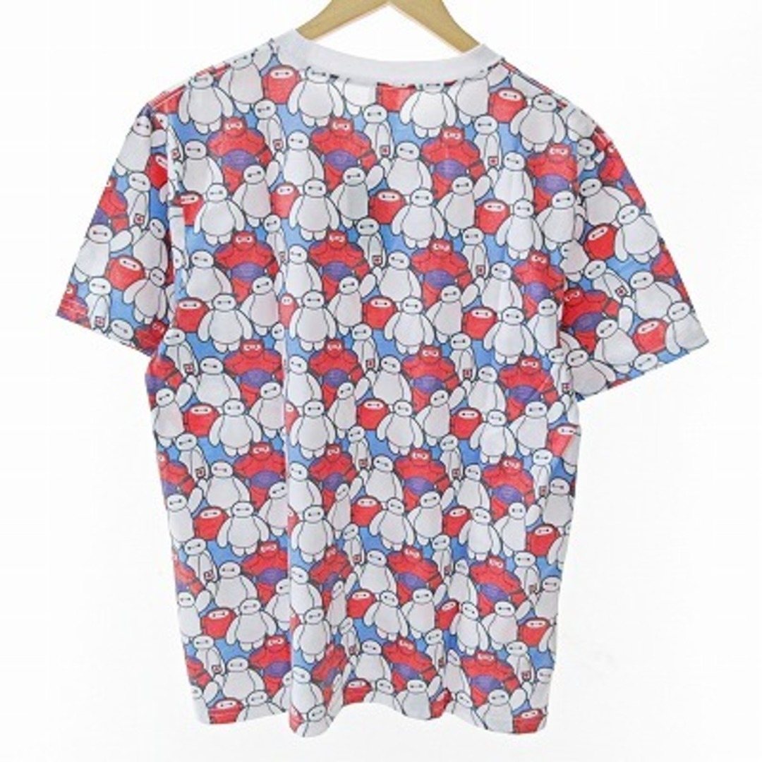 Disney(ディズニー)のディズニー Tシャツ カットソー 半袖 ベイマックス いっぱい パターン L レディースのトップス(Tシャツ(半袖/袖なし))の商品写真