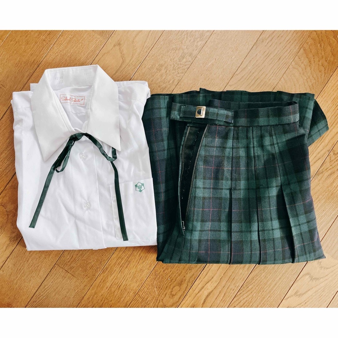 コスプレ 制服 ブレザー 女子高生 高校生 スカート 緑系 セット コスプレ 制服 ブレザー 女子高生 高校生 スカート 緑系 セット