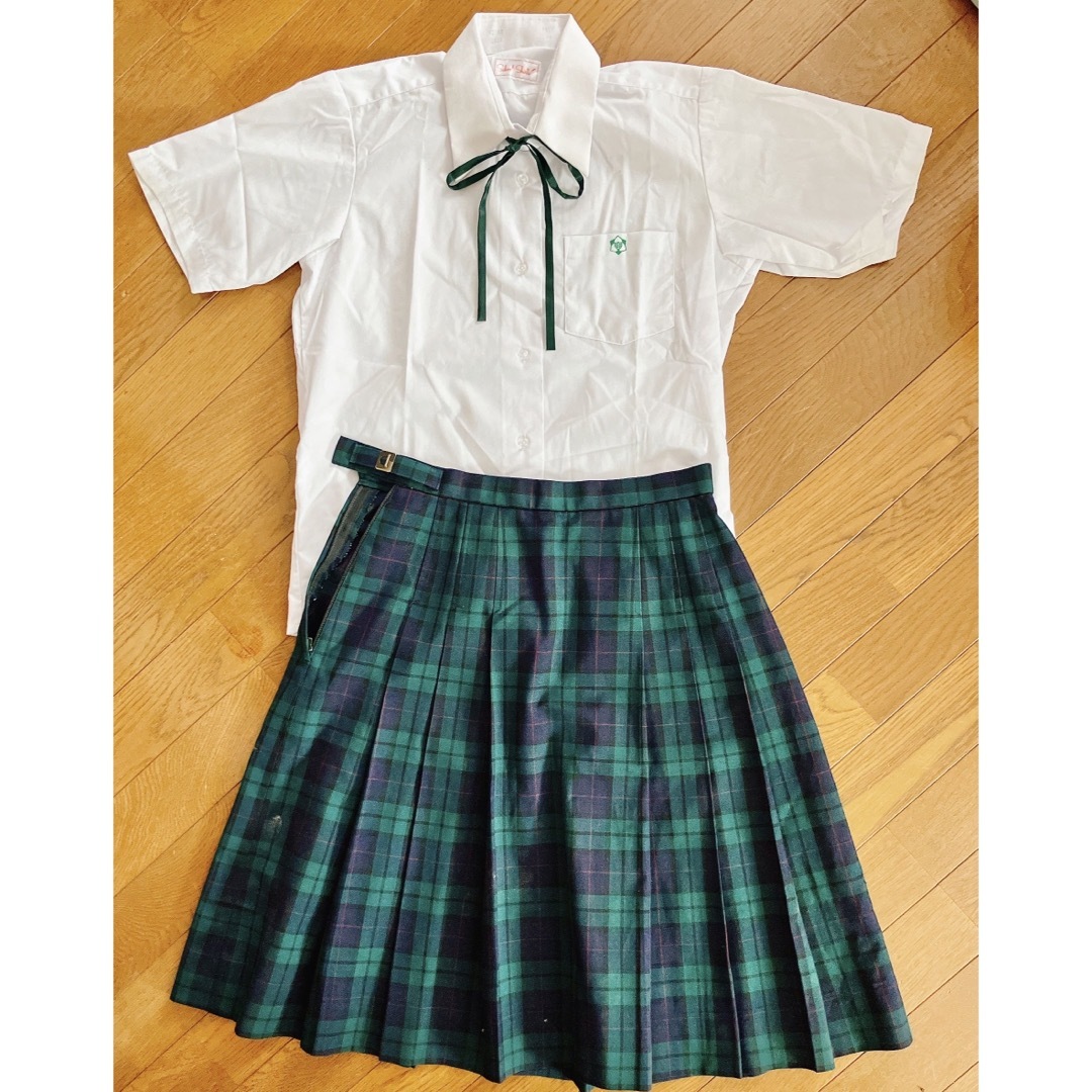 コスプレ 制服 ブレザー 女子高生 高校生 スカート 緑系 セット コスプレ 制服 ブレザー 女子高生 高校生 スカート 緑系 セット