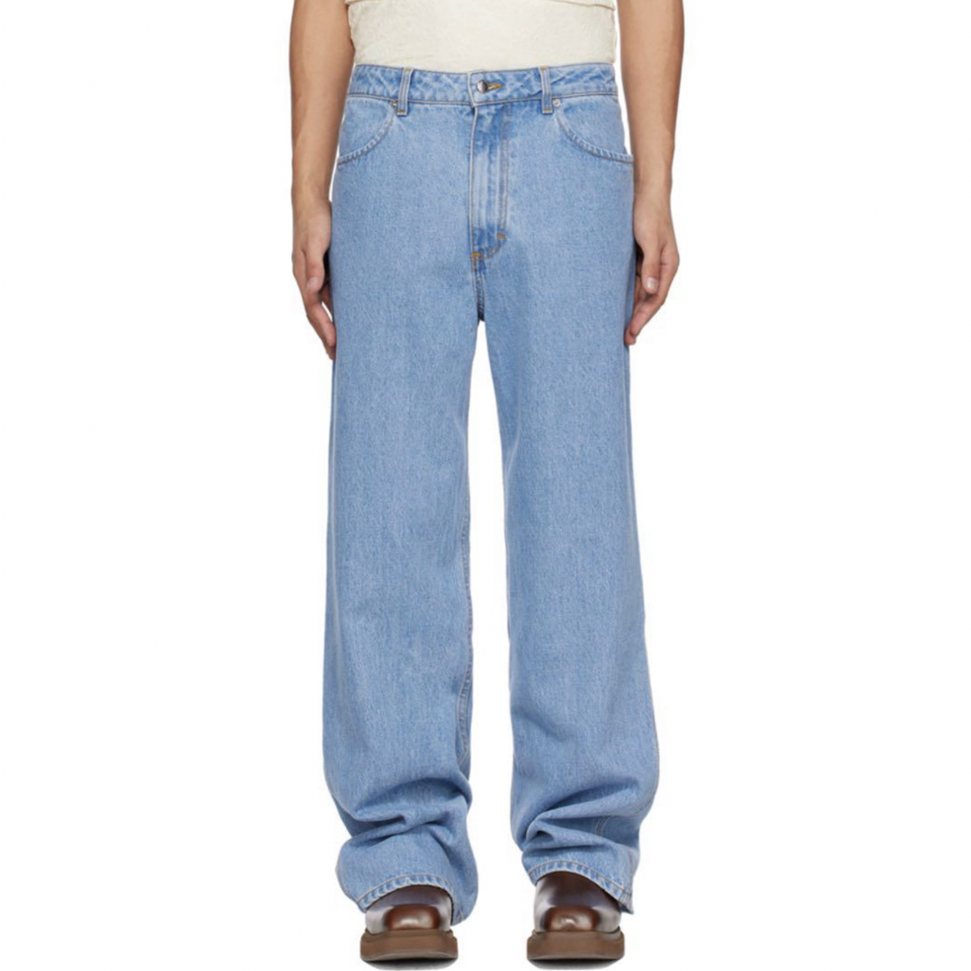 ローズ着用 Eckhaus Latta Wide Leg Jeans