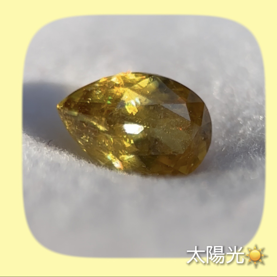 スフェーン 0.75ct スリランカ産 ピアッちゃん作品 GTJ