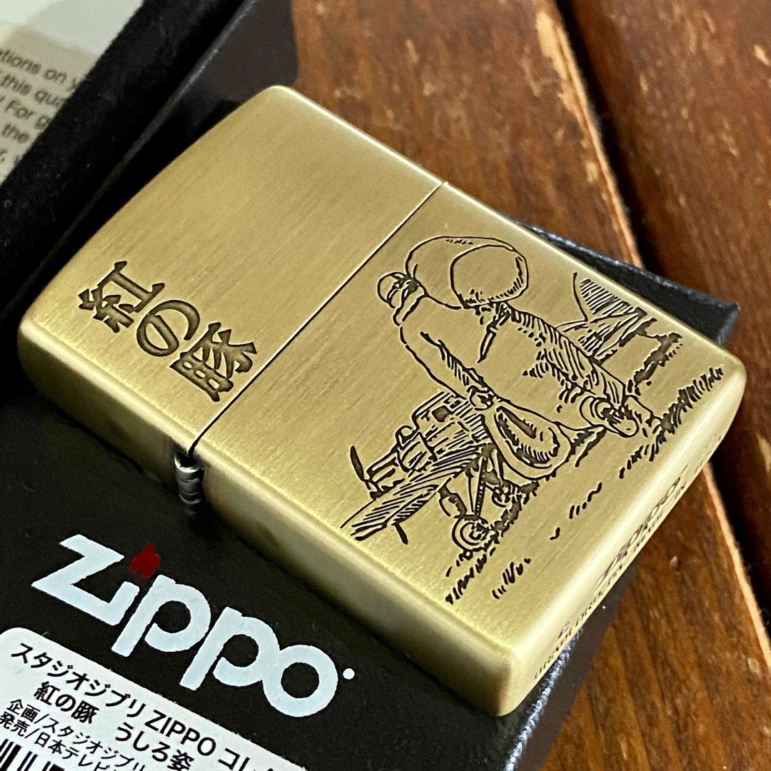ZIPPO - 新品 Zippo 紅の豚 ポルコ うしろ姿 ジブリ ジッポー NZ-40の ...