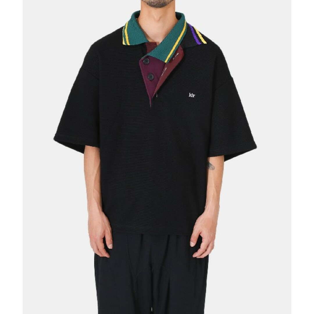 kolor カラー polo ポロシャツ size1 black 23SSの通販 by ライオン's