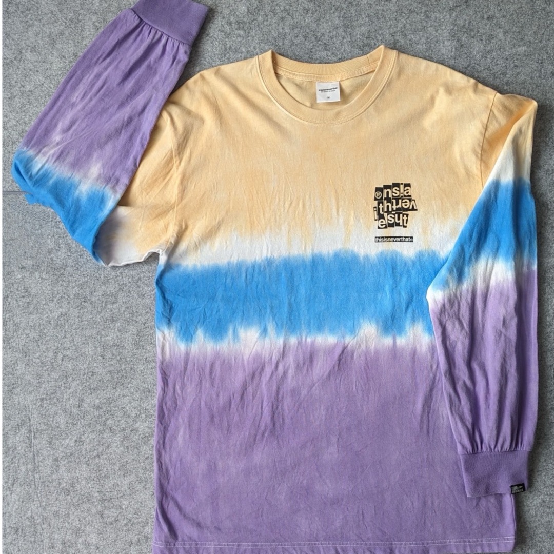 thisisneverthat(ディスイズネバーザット)の【Used】thisisneverthat Tie dye L/S Tee メンズのトップス(Tシャツ/カットソー(七分/長袖))の商品写真