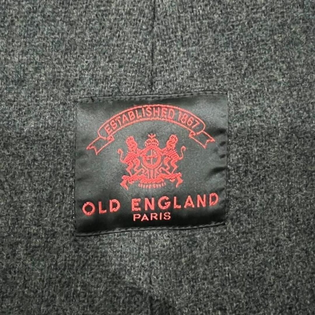 OLD ENGLAND　ダッフルコート　ヘリンボーン ムーアブルック グレー