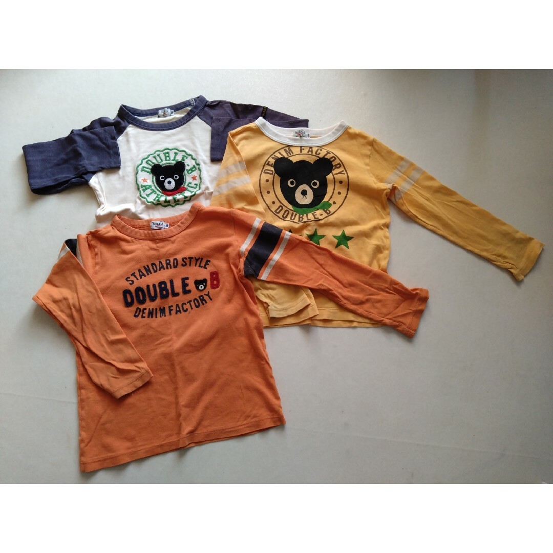 DOUBLE.B(ダブルビー)のDOUBLE_B 長袖　カットソー　120.130 キッズ/ベビー/マタニティのキッズ服男の子用(90cm~)(Tシャツ/カットソー)の商品写真