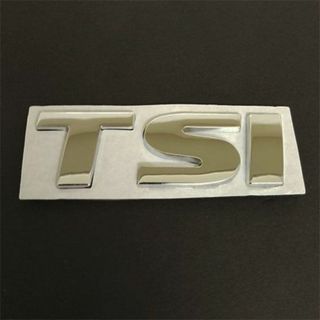 フォルクスワーゲン(Volkswagen)のVolksWagen フォルクスワーゲン　TSI 3Dステッカー　Dタイプ　1枚(車外アクセサリ)