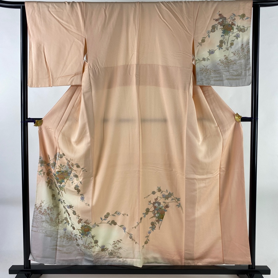 訪問着 身丈156cm 裄丈62cm 正絹 秀品 【中古】 | フリマアプリ ラクマ