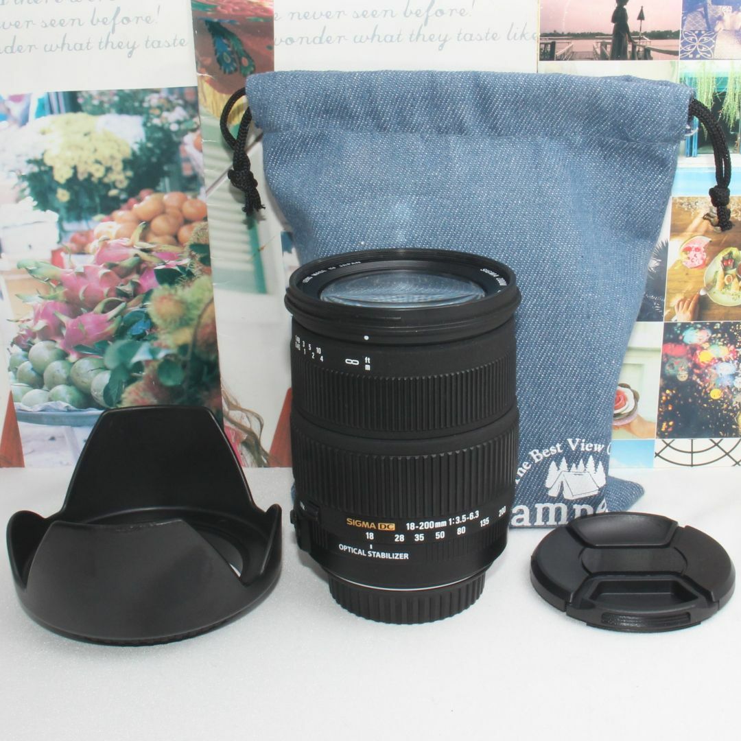 SIGMA - ❤️1本で近遠対応の手振れ補正レンズ❤️シグマ 18-200mm