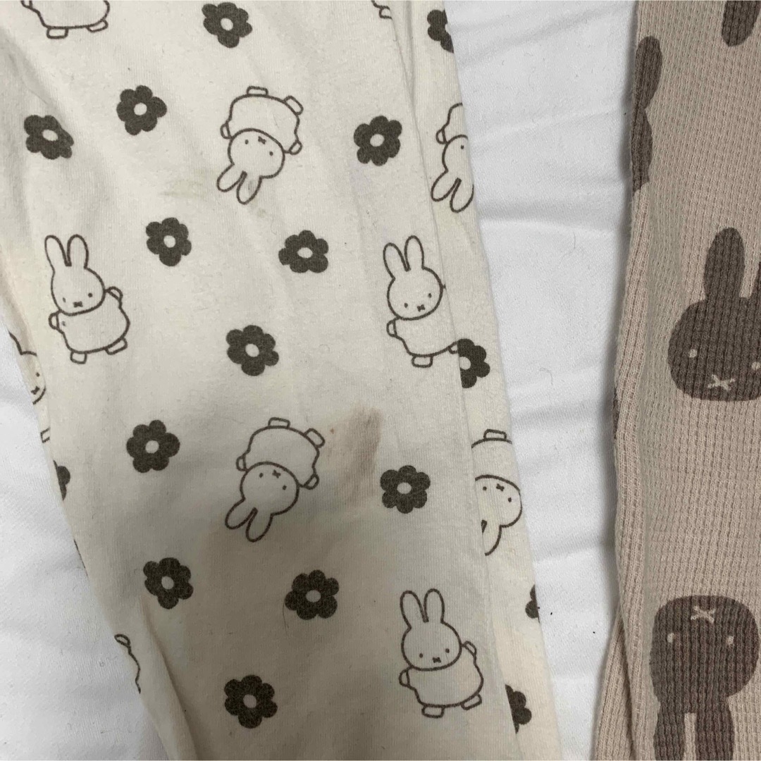 miffy(ミッフィー)のミッフィー スパッツ ズボン 2枚セット 90cm キッズ/ベビー/マタニティのキッズ服女の子用(90cm~)(パンツ/スパッツ)の商品写真