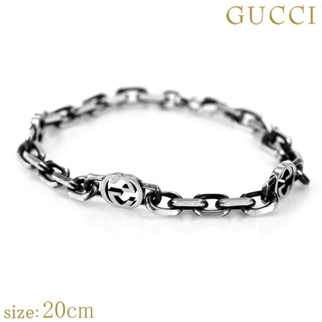 Gucci(グッチ)の【新品】グッチ ジュエリー・アクセサリー その他アクセサリー メンズ 620798 J8400 0811 20cm インターロッキングG INTERLOCKING G メンズのアクセサリー(その他)の商品写真