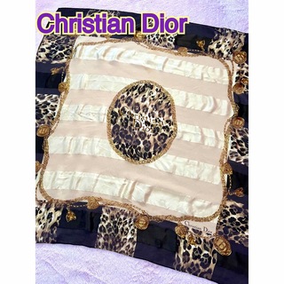 ディオール(Christian Dior) バンダナ/スカーフ(レディース)（イエロー