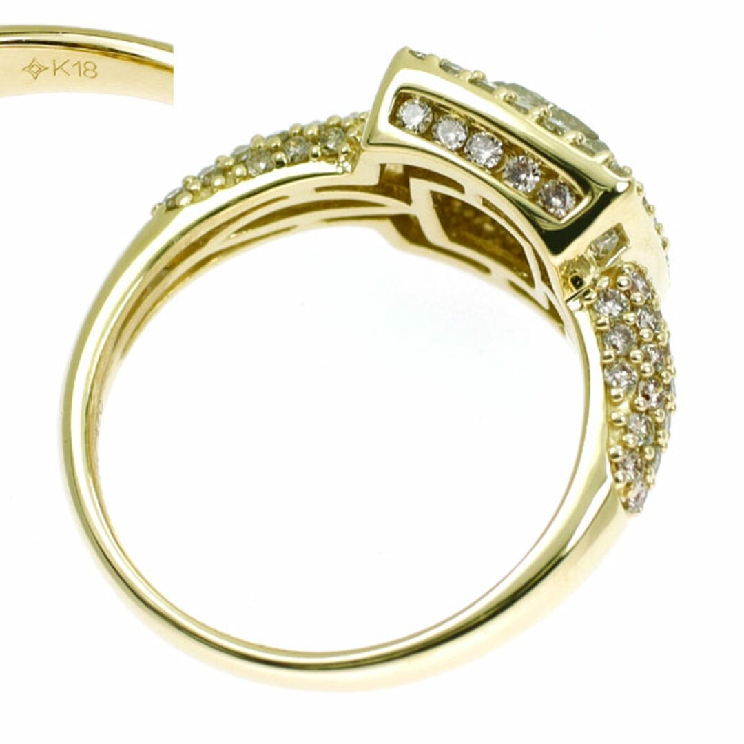 GSTV K18YG ダイヤモンド リング 1.70ct ミステリーセッティング レディースのアクセサリー(リング(指輪))の商品写真