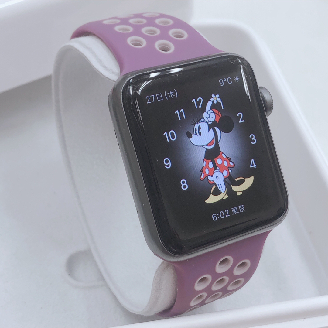 Apple Watch - Apple アップルウォッチ series3 黒 スマートウォッチ