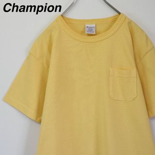 チャンピオン(Champion)の【USA製】チャンピオン／Tシャツ　T1011　刺繍ロゴ　ヘビーウェイト　ポケT(Tシャツ/カットソー(半袖/袖なし))