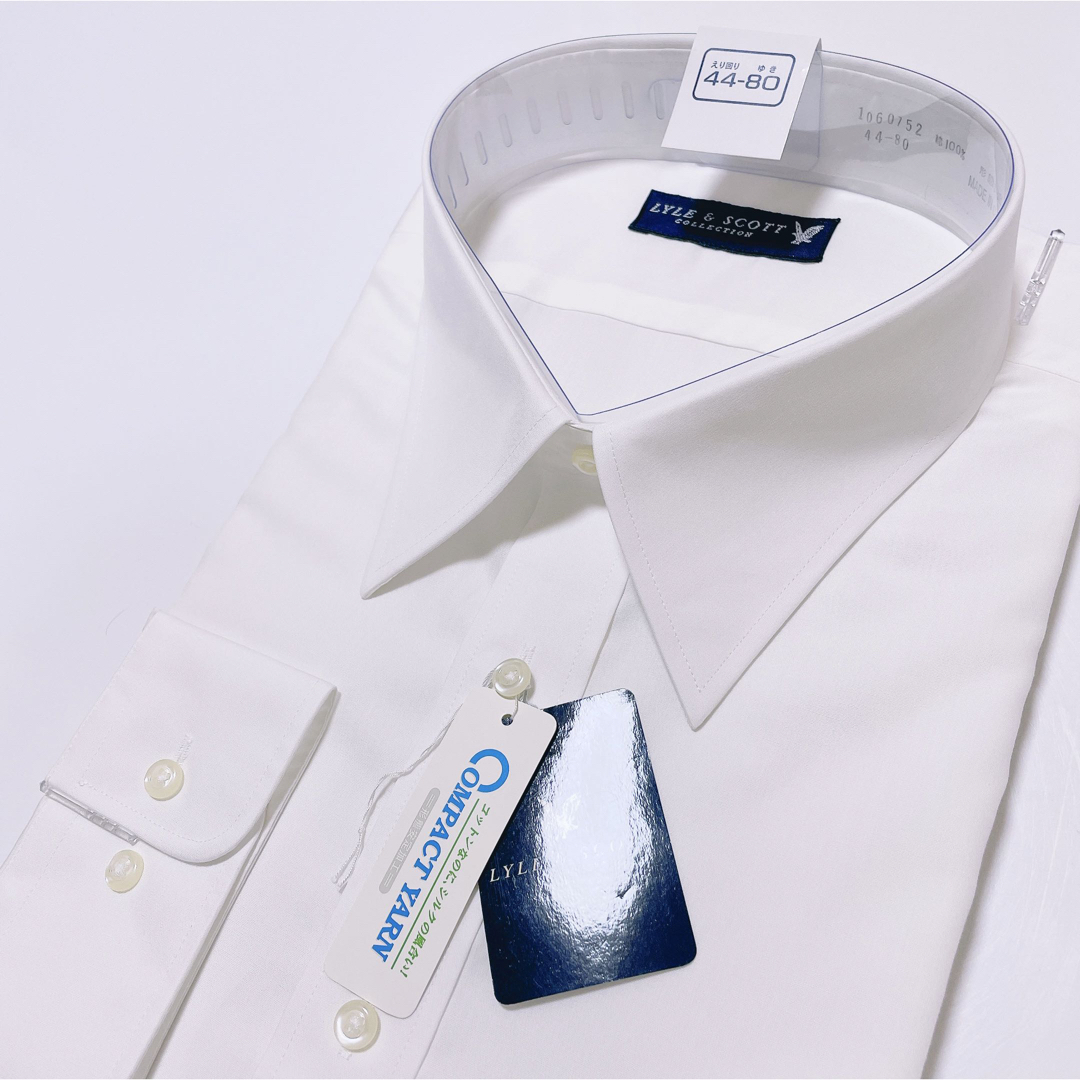 LYLE&SCOTT(ライルアンドスコット)のLYLE&SCOTT 綿100% 形態安定　長袖ワイシャツ　LL 44-80  メンズのトップス(シャツ)の商品写真