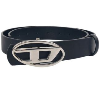■新品■未使用■ MONTBLANC モンブラン レザー Mバックル リバーシブル ベルト ビジネス 紳士 メンズ ブラック系×ネイビー系 AL2081