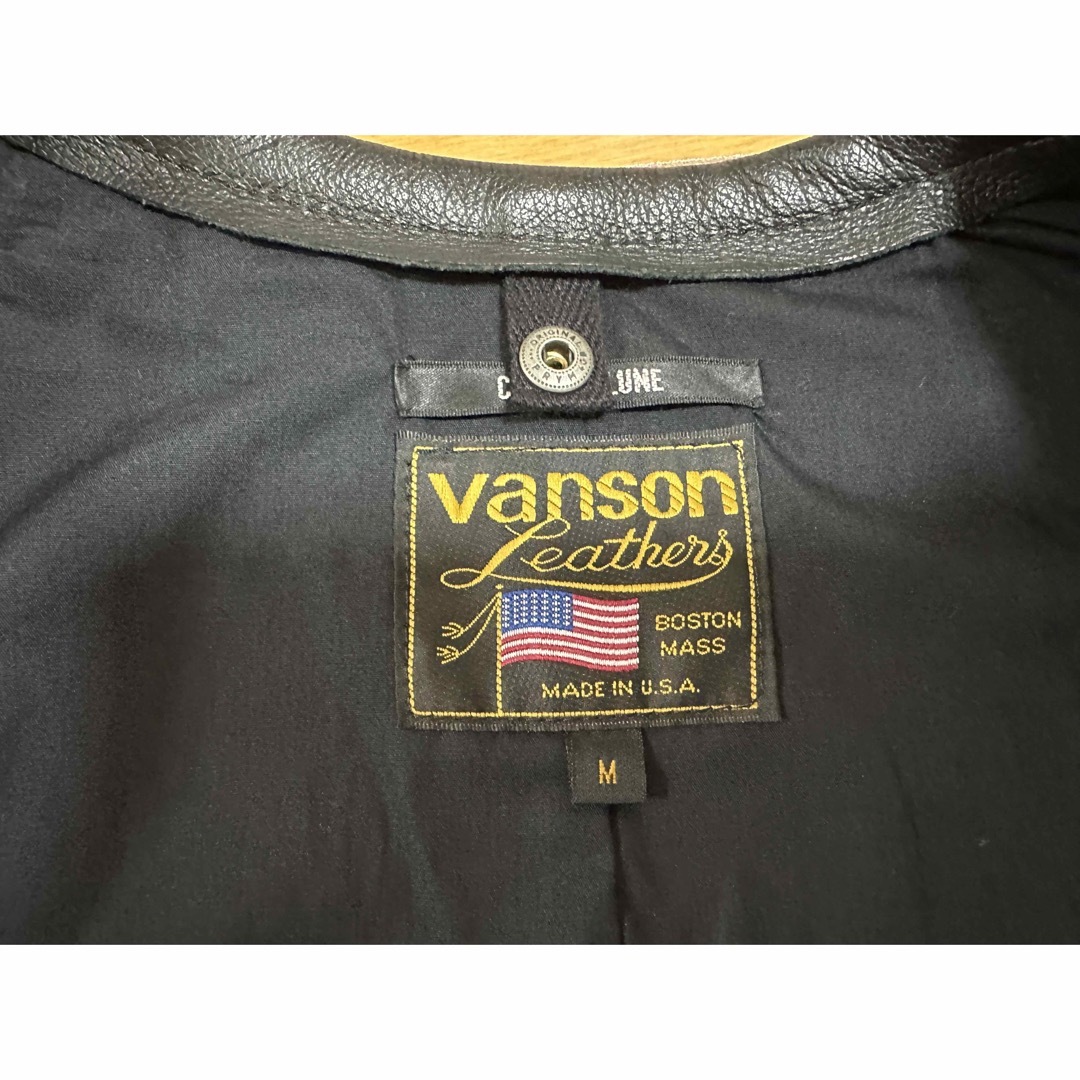 VANSON(バンソン)のVanson×Clair de lune （M）ライダースジャケット メンズのジャケット/アウター(レザージャケット)の商品写真