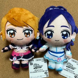 バンダイ(BANDAI)のふたりはプリキュア　キュアブラック　キュアホワイト　コロっとまんまる　ぬいぐるみ(キャラクターグッズ)