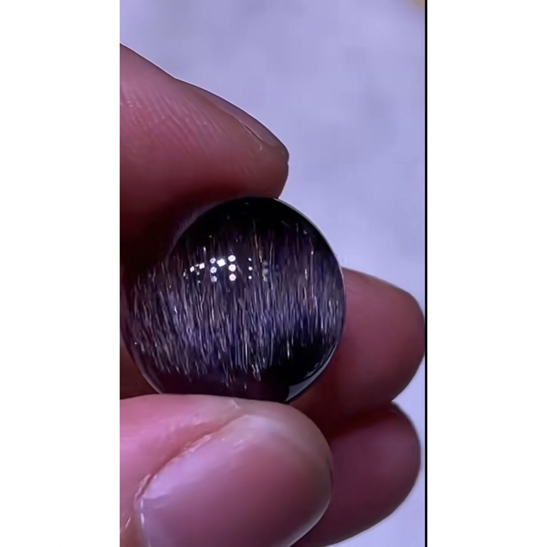 ⭐︎【高級】プラチナタイチンルチルクォーツ 丸玉 16.3mm