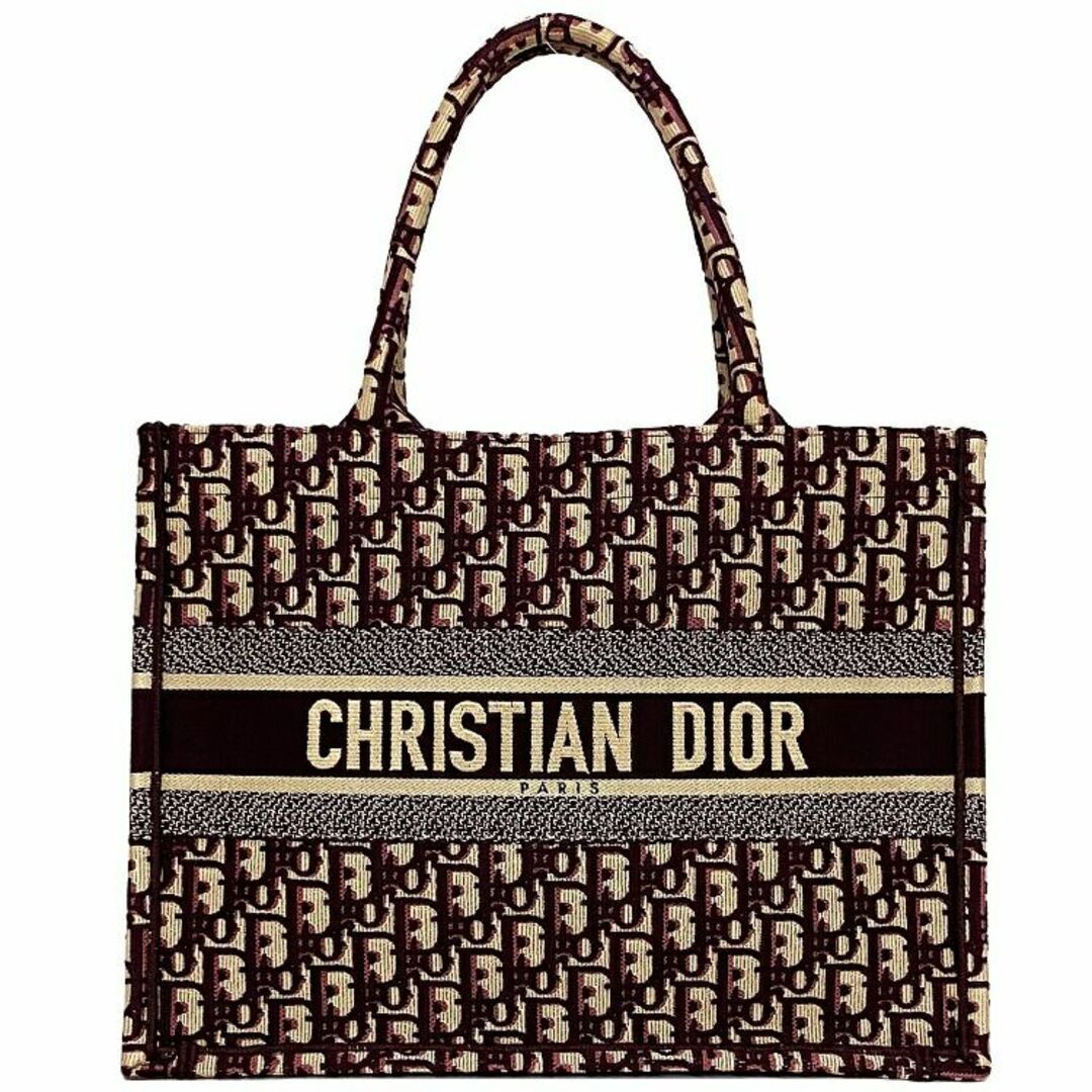 DIOR ディオール ハンドバッグ トロッター 総柄 ワインレッドご理解の