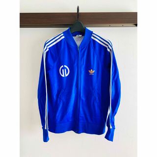 【希少カラー】00s'/adidas/トラックジャケット/ベージュ×ライトブルー