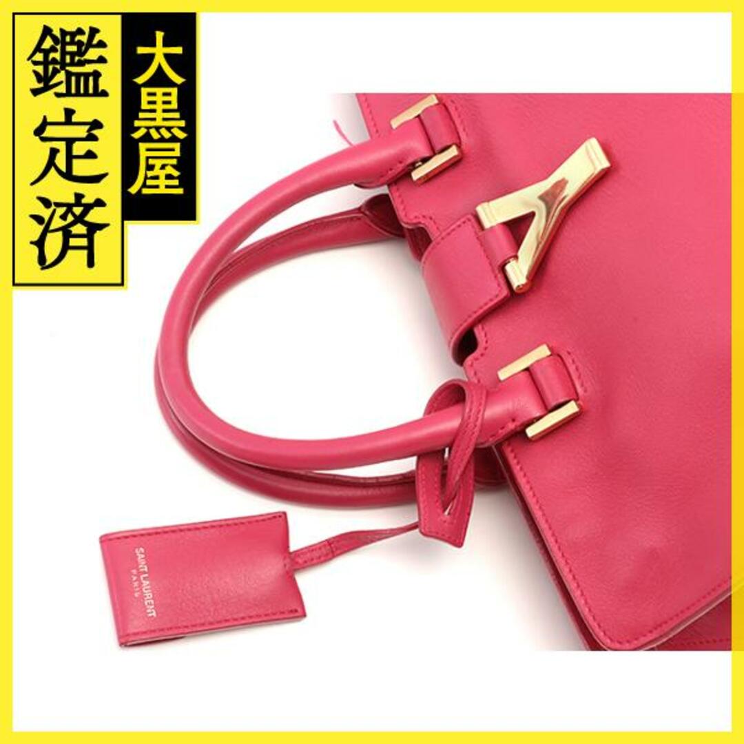 Saint Laurent(サンローラン)のサンローラン YSL プチカバス 2WAYショルダー ピンク レザー【436】 レディースのバッグ(ハンドバッグ)の商品写真