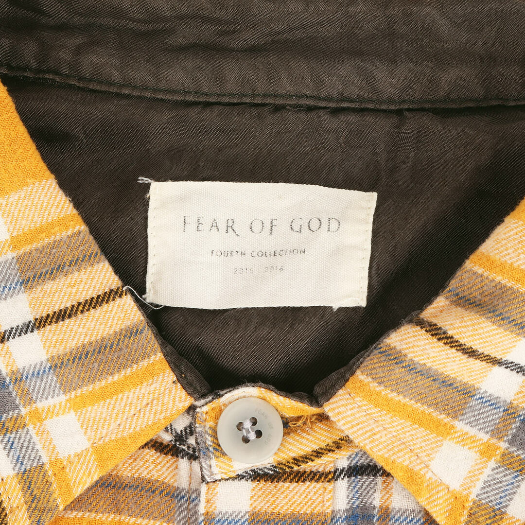 Fear of god フィアオブゴッド シャツ ノースリーブ チェック-