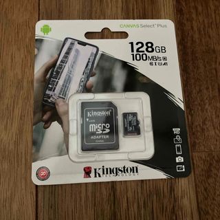 キングストン(Kingston)のKingston Micro SDカード　128GB 100MB\s(PC周辺機器)