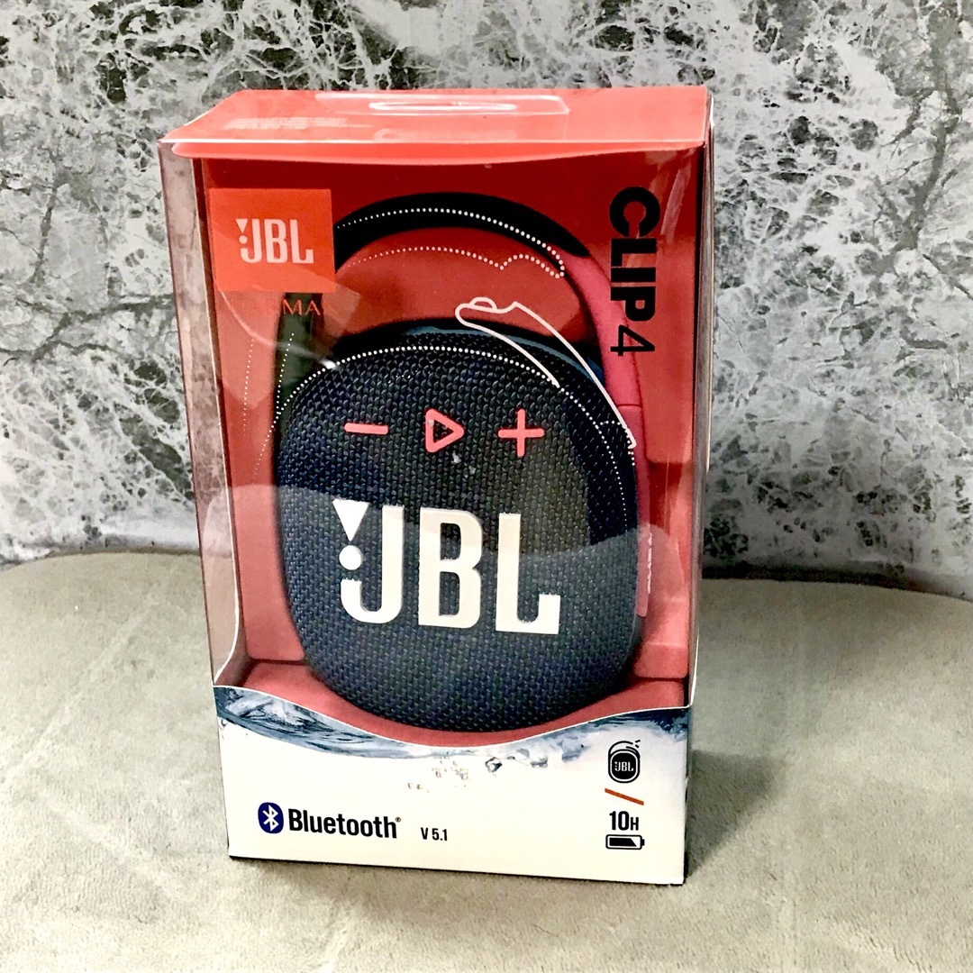 【希少】JBL CLIP 4 クリップ Bluetoothスピーカー 紺　青
