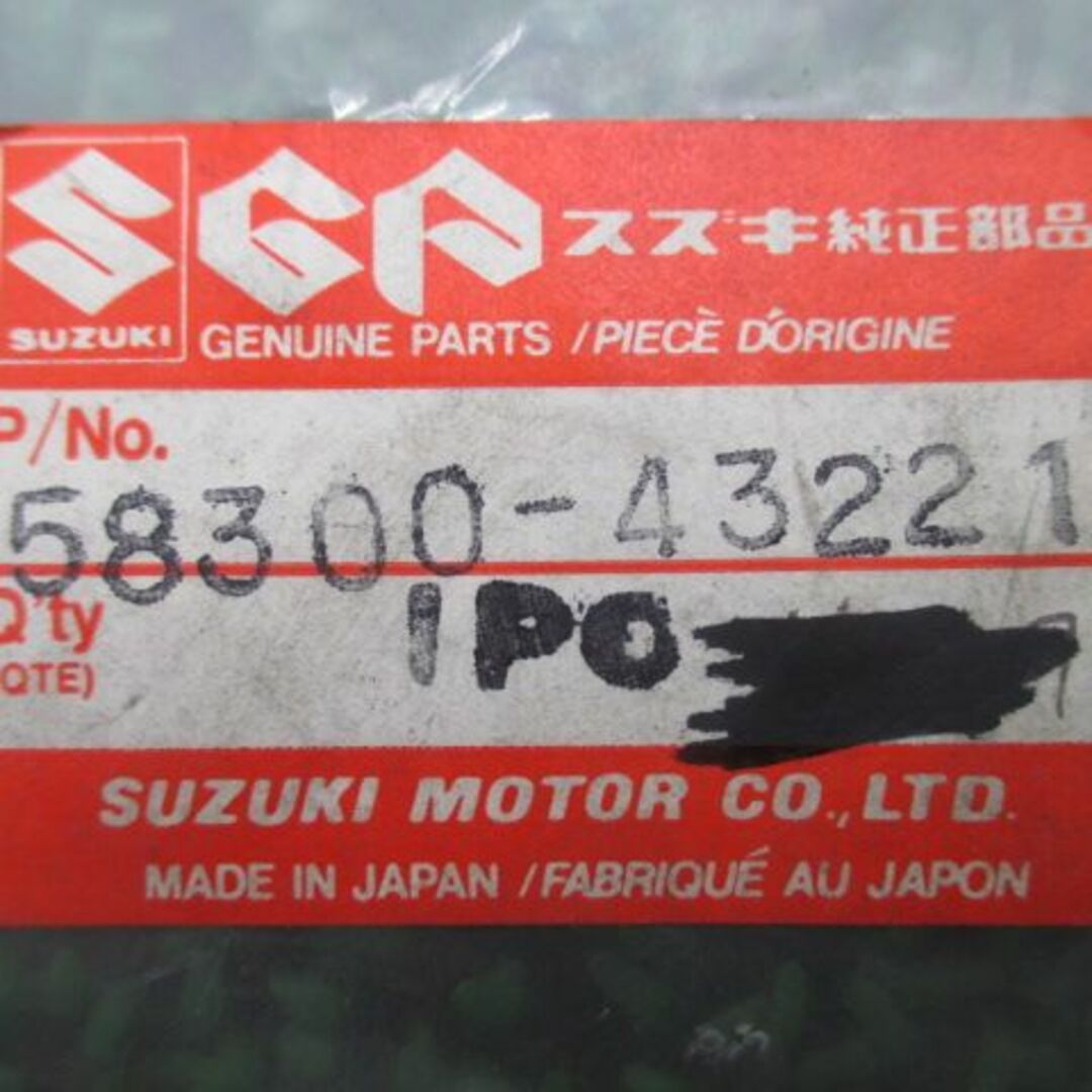 ジェンマ50 スロットルケーブル 在庫有 即納 スズキ 純正 新品 バイク 部品 廃盤 在庫有り 即納可 58300-02X03-000 車検 Genuine:21925062