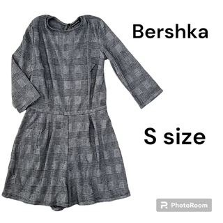 Bershka - ベルシュカ BSK GIRL チェック オールインワン S