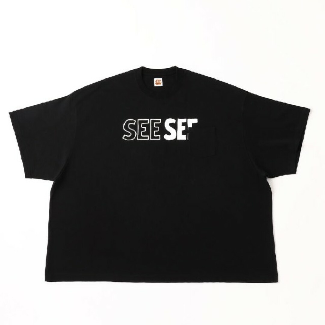 XL SEE SEE BIG S/S TEE tシャツ seesee ブラック