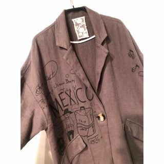 新品  linen100% それどこの？と聞かれちゃうコート